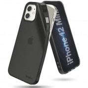 Ringke Air Case - силиконов (TPU) калъф за iPhone 12 mini (черен) 2