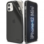 Ringke Air Case - силиконов (TPU) калъф за iPhone 12 mini (черен)