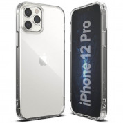 Ringke Fusion Crystal Case - хибриден удароустойчив кейс за iPhone 12, iPhone 12 Pro (прозрачен) 2