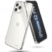 Ringke Air Case - силиконов (TPU) калъф за iPhone 12, iPhone 12 Pro (прозрачен) 2