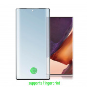 4smarts Second Glass Curved 3D UltraSonix with Colour Frame - калено стъклено защитно покритие с извити ръбове за Samsung Galaxy Note 20 Ultra (черен-прозрачен)