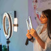 4smarts Selfie Tripod LED LoomiPod XL - универсален трипод с LED светлина за смартфони от 5.5 до 9 см (черен) 10