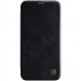 Nillkin Qin Leather Flip Case - кожен калъф, тип портфейл за iPhone 12 Pro Max (черен) 1