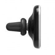 Nillkin 2-in-1 Magnetic Qi Vent Holder & Leather Case - комплект кожен кейс и магнитна поставка с безжично зареждане за вентилацията на кола за iPhone XS, iPhone X (кафяв) 3