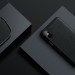 Nillkin 2-in-1 Magnetic Qi Vent Holder & Leather Case - комплект кожен кейс и магнитна поставка с безжично зареждане за вентилацията на кола за iPhone XS, iPhone X (кафяв) 8