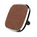 Nillkin 2-in-1 Magnetic Qi Vent Holder & Leather Case - комплект кожен кейс и магнитна поставка с безжично зареждане за вентилацията на кола за iPhone XS, iPhone X (кафяв) 1