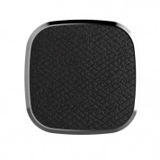 Nillkin 2-in-1 Magnetic Qi Vent Holder & Leather Case - комплект кожен кейс и магнитна поставка с безжично зареждане за вентилацията на кола за iPhone XS, iPhone X (черен) 1