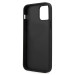 Guess Lizard Leather Hard Case - дизайнерски кожен кейс за iPhone 12, iPhone 12 Pro (черен) 5