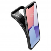 Spigen Liquid Air Case - силиконов (TPU) калъф с висока степен на защита за iPhone 12 mini (черен) 6