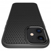 Spigen Liquid Air Case - силиконов (TPU) калъф с висока степен на защита за iPhone 12 mini (черен) 7