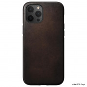 Nomad Leather Rugged Case - кожен (естествена кожа) кейс за iPhone 12 Pro Max (кафяв) 1
