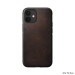 Nomad Leather Rugged Case - кожен (естествена кожа) кейс за iPhone 12 mini (кафяв) 3
