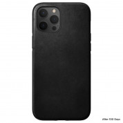 Nomad Leather Rugged Case - кожен (естествена кожа) кейс за iPhone 12 Pro Max (черен) 1