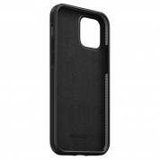 Nomad Leather Rugged Case - кожен (естествена кожа) кейс за iPhone 12, iPhone 12 Pro (черен) 3