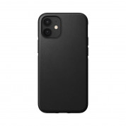 Nomad Leather Rugged Case - кожен (естествена кожа) кейс за iPhone 12 mini (черен)