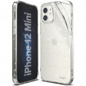 Ringke Air Glitter Case - силиконов (TPU) калъф за iPhone 12 mini (прозрачен)