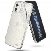 Ringke Air Glitter Case - силиконов (TPU) калъф за iPhone 12 mini (прозрачен) 1