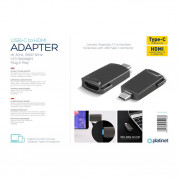Platinet Multimedia Adapter USB-C to HDMI 4K (grey) 2