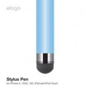 Elago Stylus Pen - писалка за iPhone, iPod, iPad, Samsung и мобилни устройства (син)