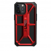 Urban Armor Gear Monarch Case - удароустойчив хибриден кейс за iPhone 12 Pro Max (червен) 1