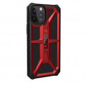 Urban Armor Gear Monarch Case - удароустойчив хибриден кейс за iPhone 12 Pro Max (червен) 2