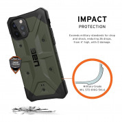 Urban Armor Gear Pathfinder Case - удароустойчив хибриден кейс за iPhone 12, iPhone 12 Pro (тъмнозелен) 6