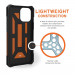 Urban Armor Gear Pathfinder Case - удароустойчив хибриден кейс за iPhone 12 Pro Max (оранжев) 9