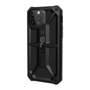 Urban Armor Gear Monarch Case - удароустойчив хибриден кейс за iPhone 12, iPhone 12 Pro (черен)