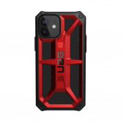 Urban Armor Gear Monarch Case - удароустойчив хибриден кейс за iPhone 12, iPhone 12 Pro (червен) 1