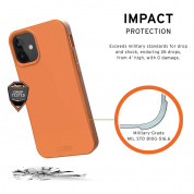 Urban Armor Gear Biodegradable Outback Case - удароустойчив рециклируем кейс за iPhone 12 Mini (оранжев) 6