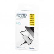 Platinet USB-C Multimedia Adapter 7in1 - USB-C хъб за свързване на допълнителна периферия за компютри с USB-C (тъмносив) 5