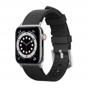 Elago Watch Sport Strap - силиконова (fluoro rubber) каишка за Apple Watch 38мм, 40мм, 41мм (черен)