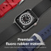Elago Watch Sport Strap - силиконова (fluoro rubber) каишка за Apple Watch 38мм, 40мм, 41мм (черен) 6