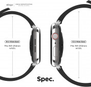 Elago Watch Sport Fluoro Rubber Strap for Apple Watch 38mm, 40mm, 41mm (black) 2