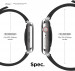 Elago Watch Sport Strap - силиконова (fluoro rubber) каишка за Apple Watch 38мм, 40мм, 41мм (черен) 3