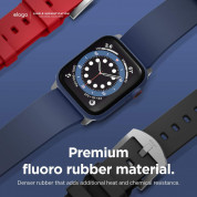 Elago Watch Sport Fluoro Rubber Strap for Apple Watch 38mm, 40mm, 41mm (jean indigo) 5