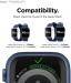 Elago Watch Sport Strap - силиконова (fluoro rubber) каишка за Apple Watch 38мм, 40мм, 41мм  (тъмносин) 5