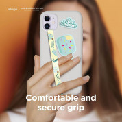Elago Smartphone Strap with stickers - каишка със стикери против изпускане на вашия смартфон (жълт-син) 1