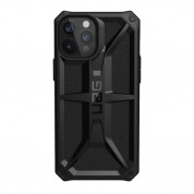 Urban Armor Gear Monarch Case - удароустойчив хибриден кейс за iPhone 12 Pro Max (черен)