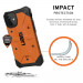 Urban Armor Gear Pathfinder Case - удароустойчив хибриден кейс за iPhone 12 Mini (оранжев) 8