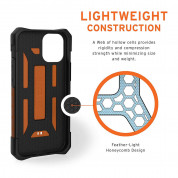 Urban Armor Gear Pathfinder Case - удароустойчив хибриден кейс за iPhone 12 Mini (оранжев) 6