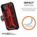 Urban Armor Gear Monarch Case - удароустойчив хибриден кейс за iPhone 12 Mini (червен) 9
