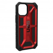 Urban Armor Gear Monarch Case - удароустойчив хибриден кейс за iPhone 12 Mini (червен) 6