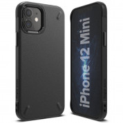 Ringke Onyx Case - силиконов (TPU) калъф за iPhone 12 mini (черен) 2
