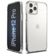 Ringke Fusion Matte Case - хибриден удароустойчив кейс за iPhone 12, iPhone 12 Pro (прозрачен-матиран)