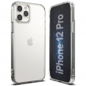 Ringke Fusion Matte Case - хибриден удароустойчив кейс за iPhone 12, iPhone 12 Pro (прозрачен-матиран) 2