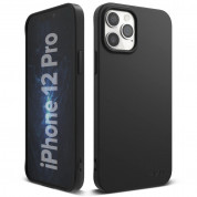 Ringke Air S Case - силиконов (TPU) калъф за iPhone 12, iPhone 12 Pro (черен)