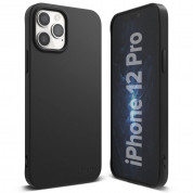 Ringke Air S Case - силиконов (TPU) калъф за iPhone 12, iPhone 12 Pro (черен) 2