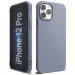 Ringke Air S Case - силиконов (TPU) калъф за iPhone 12, iPhone 12 Pro (сив) 1