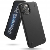 Ringke Onyx Case - силиконов (TPU) калъф за iPhone 12, iPhone 12 Pro (черен) 1
